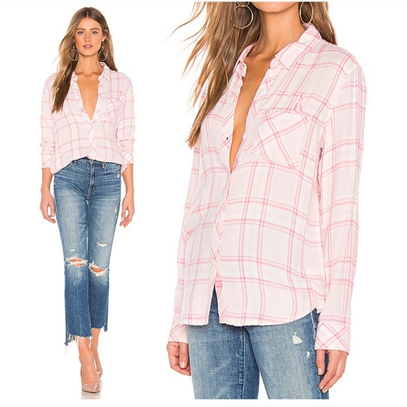 Rails Tops - Rails Hunter Button Down in Love